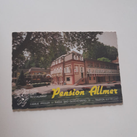 AK Bad Gleichenberg. Hotel Pension Allmer. Familie Pfeiler.