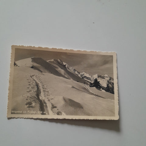 AK Skigebiet am Preber. (1941)