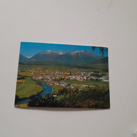 AK Tamsweg. Murfluß gegen die Niederen Tauern.