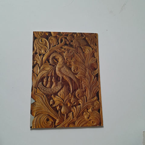 AK Wallfahrtskirche St. Leonhard bei Tamsweg. Detail des Chorstuhles.