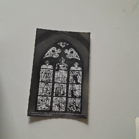 AK Tamsweg. St. Leonhardikirche. Apostelmühlefenster.