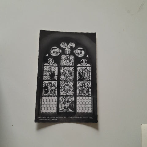 AK Tamsweg. St. Leonhardikirche. Lebensbaumfenster.