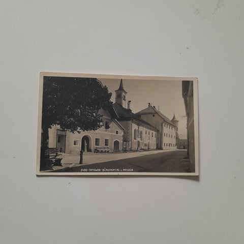 AK Tamsweg. Bürgerspital und Rathaus. (1924)