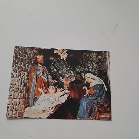 AK Weihnachtskrippe aus Mariapfarr.
