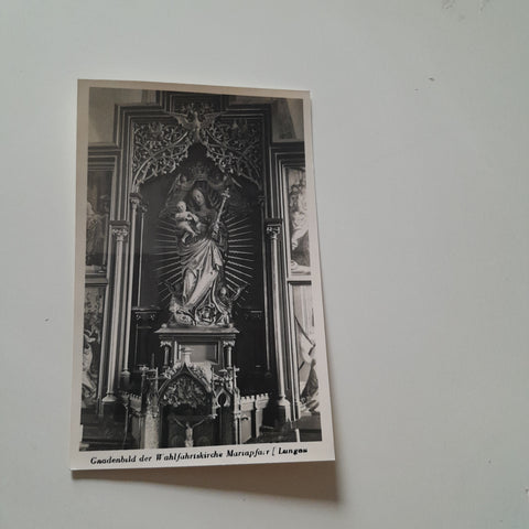 AK Gnadenbild der Wahlfahrtskirche Mariapfarr.