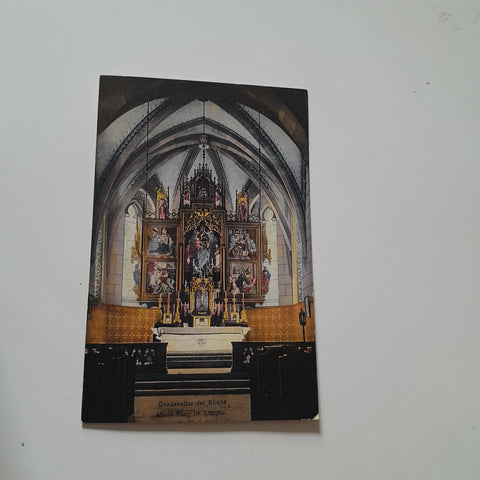 AK Mariapfarr. Gnadenaltar der Kirche. (1915)