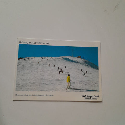 AK Mauterndorf. Skigebiet Großeck-Speiereck.