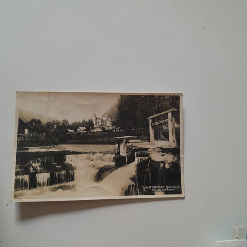 AK Mauterndorf im Lungau. Partie an der Taurach.