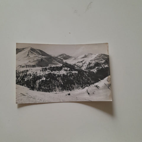 AK Dr. Josef Mehrl Hütte. Blick von der Klölingscharte gegen Sauereggnock, Stubennock, Grünleitscharte u. Grünleitnock.