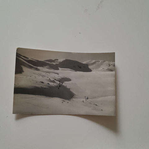 AK Dr. Josef Mehrl Hütte. Königstuhlscharte, Friesenhalshöhe und Seenock von der Rosaninscharte.
