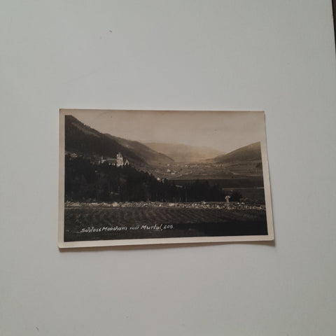 AK Schloss Moosham mit Murtal. (1928)