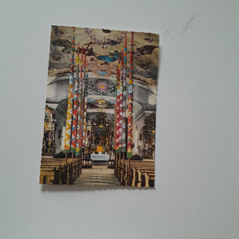 AK Zederhaus. Prangstangen in der Kirche.