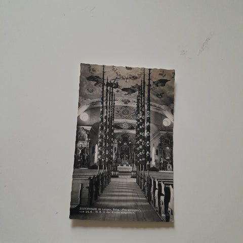AK Zederhaus. Prangstangen in der Kirche.