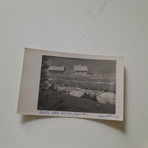 AK Murhütte mit der jungen Mur.