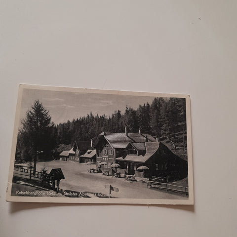 AK Katschberghöhe. Steilster Alpenpass Europas.