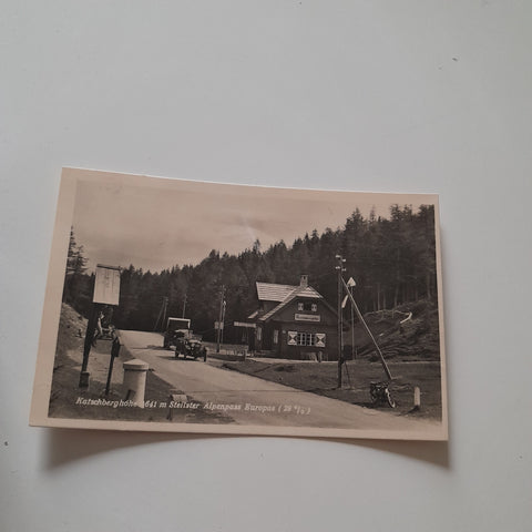 AK Katschberghöhe. Steilster Alpenpass Europas. (1930)