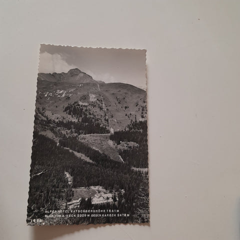 AK Alpenhotel Katschberghöhe. Blick vom Aineck gegen Kareck.