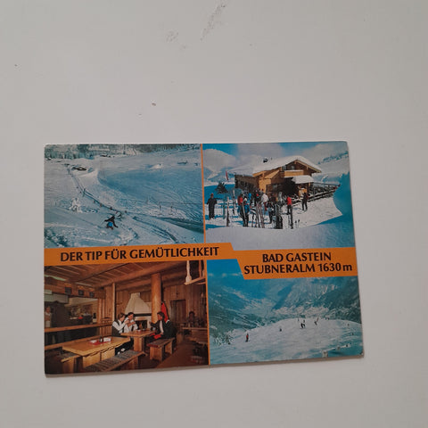 AK Bad Gastein. Stubneralm Ves. Familie Lafenthaler. Vorderschneeberg 121.