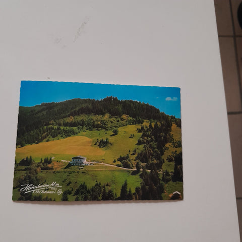 AK St. Johann im Pongau. Hahnbaum Alm. Bes. Fam. Reischl.