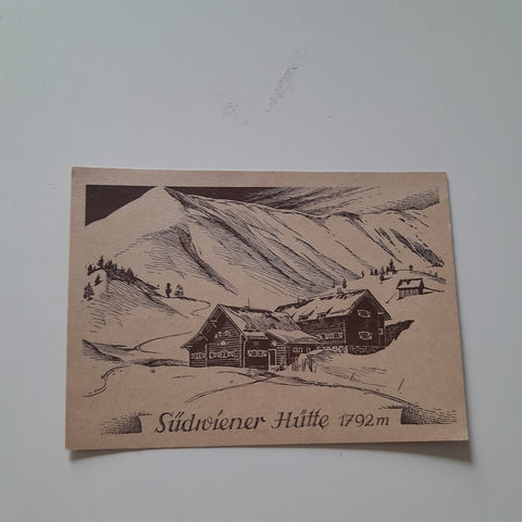 AK Südwiener Hütte.