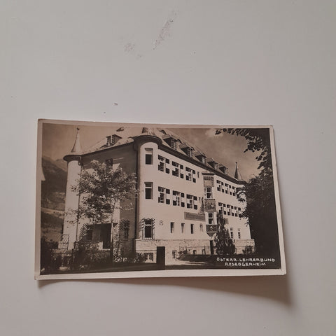 AK Bad Hofgastein. Österr. Lehrerbund Roseggerheim.