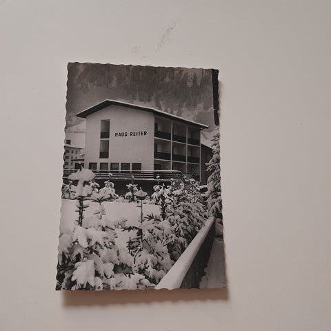 AK Bad Hofgastein. Haus Reiter. Frühstückspension. Am Griespark 15.