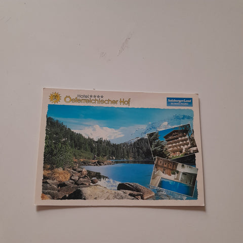 AK Bad Hofgastein. Hotel Österreichischer Hof.