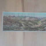 Panorama-AK Ausblick beim Touristenhaus am Reichenstein.