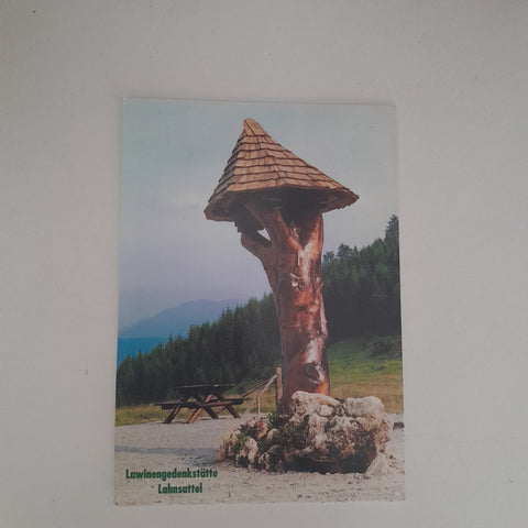 AK Lawinengedenkstätte Lahnsattel.