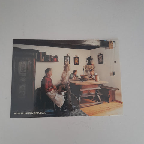 AK Heimathaus Mariazell. Volkskundliche Sammlung Ecke in der Naglhofer-Stube.