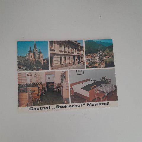 AK Mariazell Gasthof Steirerhof. E. u. H. Fuchs. Wienerneustädterstraße 16.
