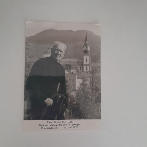AK Mariazell. Pater Dittrich Imre 40 jähriges Priesterjubiläum 22. Juni 1970.