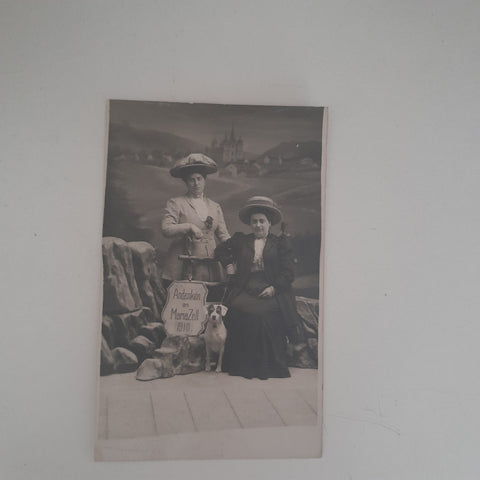 Foto-AK Andenken an Mariazell 1910.