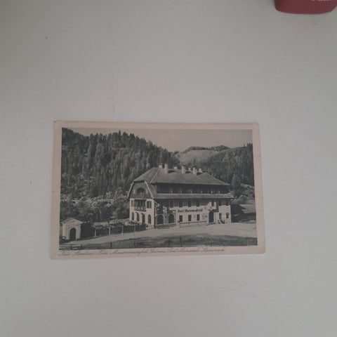AK Karl Stenitzers Hotel Marienwasserfall bei Grünau Mariazell. (1923)