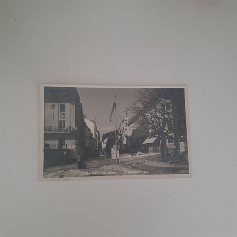 AK Mariazell im Winter Wienerstraße (1927)