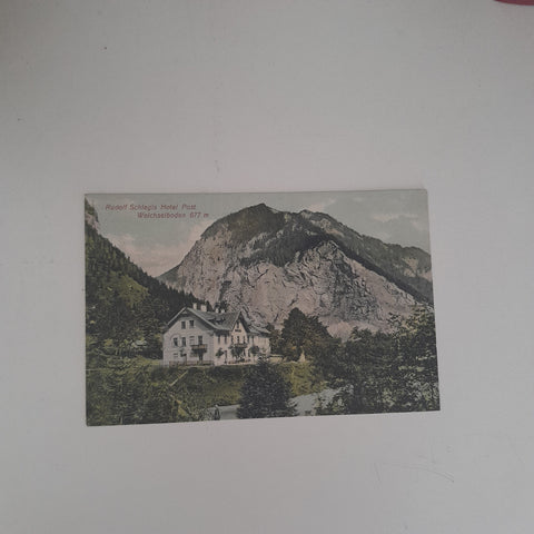Weichselboden. Rudolf Schlegls Hotel Post.