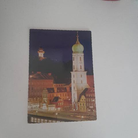 AK Graz. Franziskanerkirche mit Uhrturm. Blick vom Hotel Weitzer.