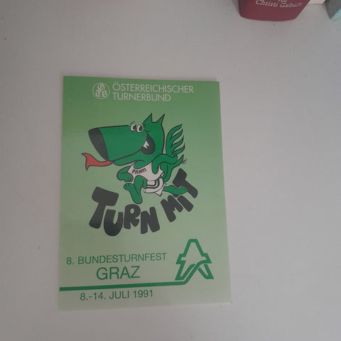 AK 8. Bundesturnfest Graz 8.-14. Juli 1991. Österreichischer Turnerbund.