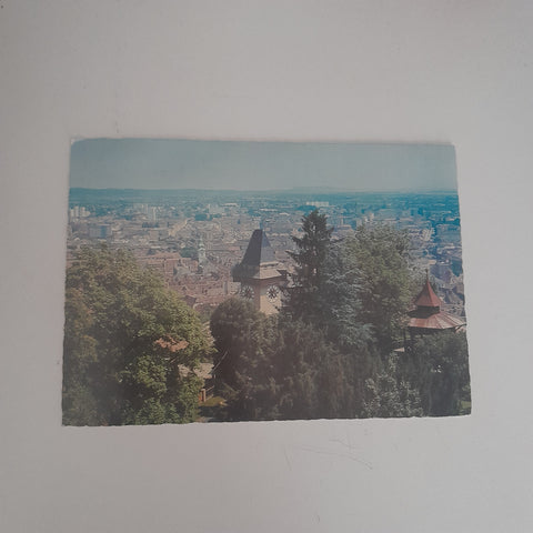 AK Graz. Blick vom Schloßberg gegen Süden.