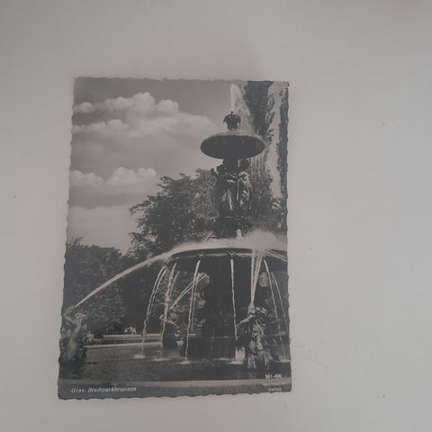 AK Graz, Stadtparkbrunnen.