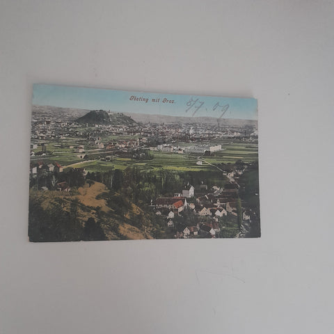 AK Gösting mit Graz. (1908)