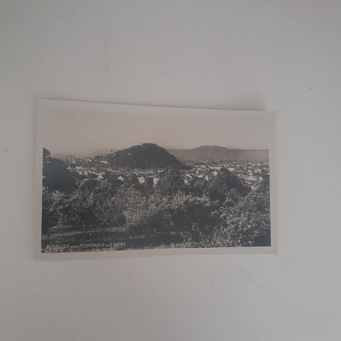 AK Ausblick vom Rosenhain auf Graz. (1930)