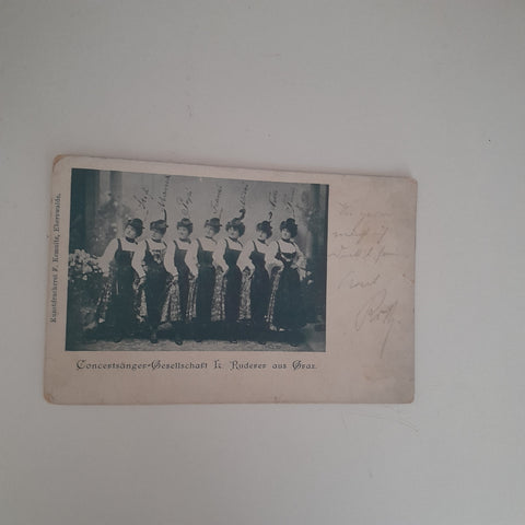 AK Concertsänger Gesellschaft Ls. Ruderer aus Graz.