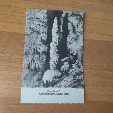 AK Katerlochhöhle bei Weiz. Osterkerze.