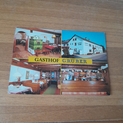 AK Markt Hartmannsdorf.  Gasthof Gruber. Siegfried Gruber.