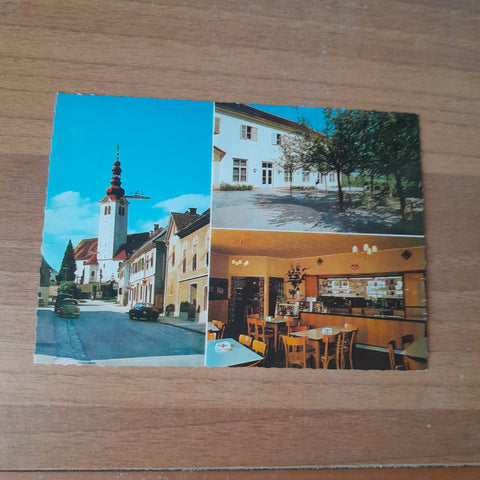 AK St. Ruprecht an der Raab. Rasthaus mit Tankstelle Peter und Grete Ochensberger.