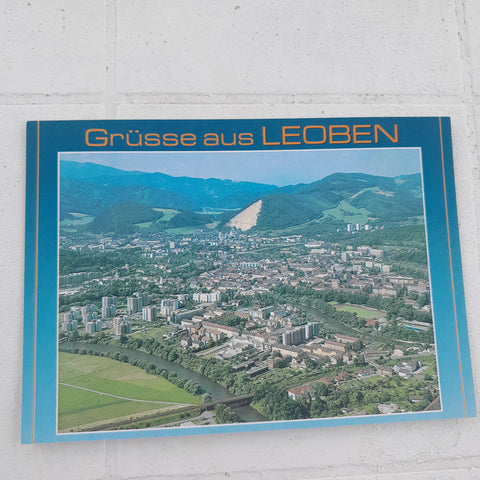 AK Grüsse aus Leoben.