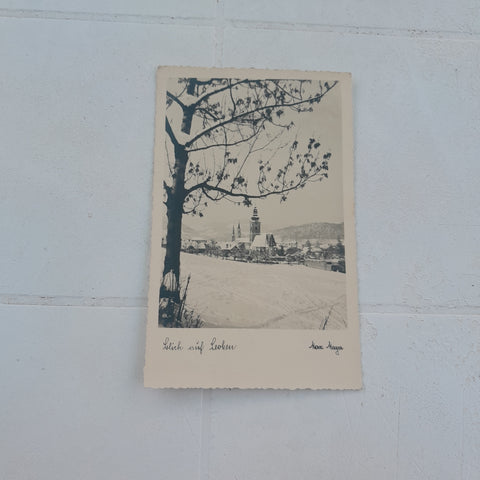 AK Blick auf Leoben.