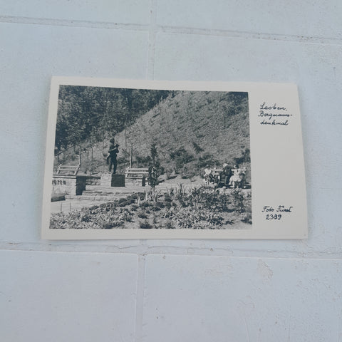 AK Leoben. Bergmannsdenkmal.
