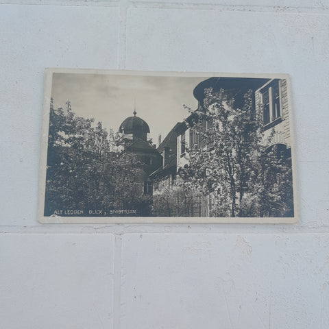 AK Alt Leoben Blick z. Stadtturm. (1926)